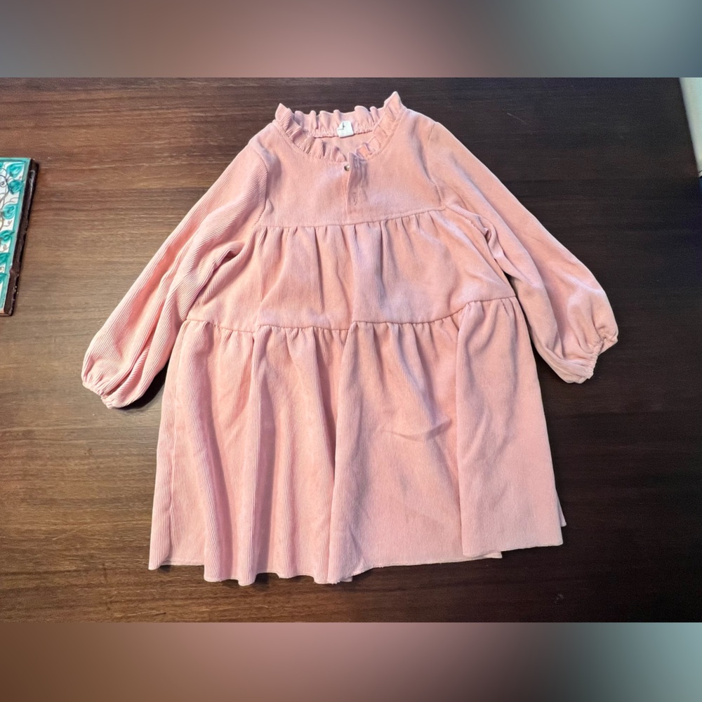 SHEIN 4Y rose colored dress